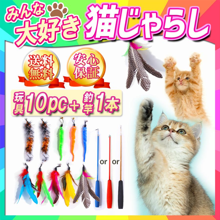 猫おもちゃ 猫じゃらし 釣竿 ねこじゃらし 猫用品 猫用おもちゃ ペットグッズ １１点セット Nekozyarasiset Enter Key 通販 Yahoo ショッピング
