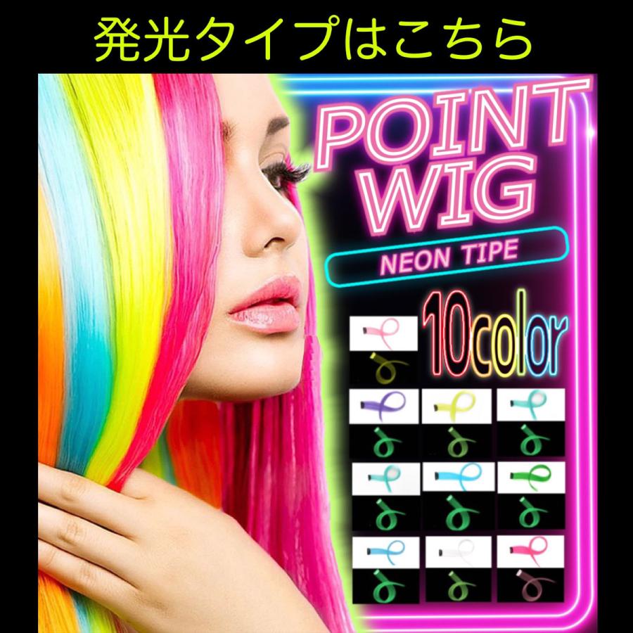 ウィッグ カラーエクステ エクステ ポイントウィッグ つけ毛