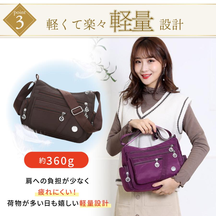 ショルダーバッグ 斜めがけ レディース ミニショルダー バッグ 小さめ ナイロン 軽量 軽い 撥水 | ブランド登録なし | 04