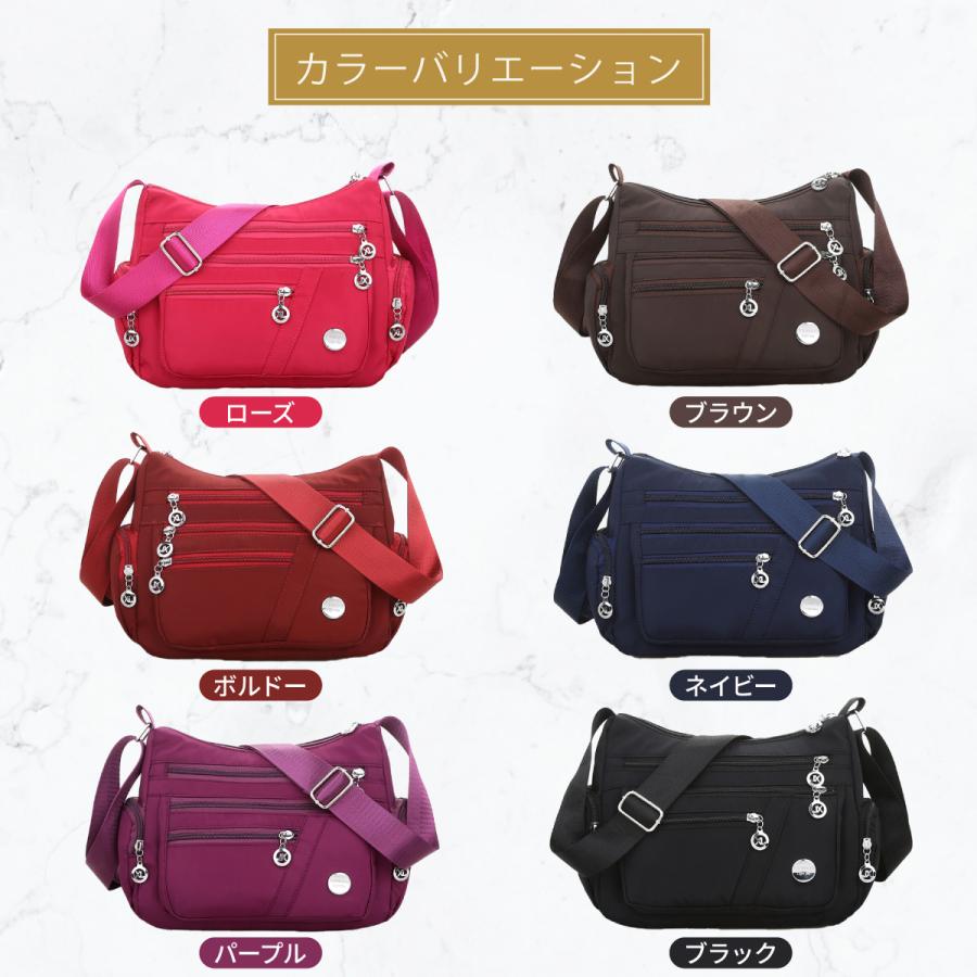 ショルダーバッグ 斜めがけ レディース ミニショルダー バッグ 小さめ ナイロン 軽量 軽い 撥水 | ブランド登録なし | 07