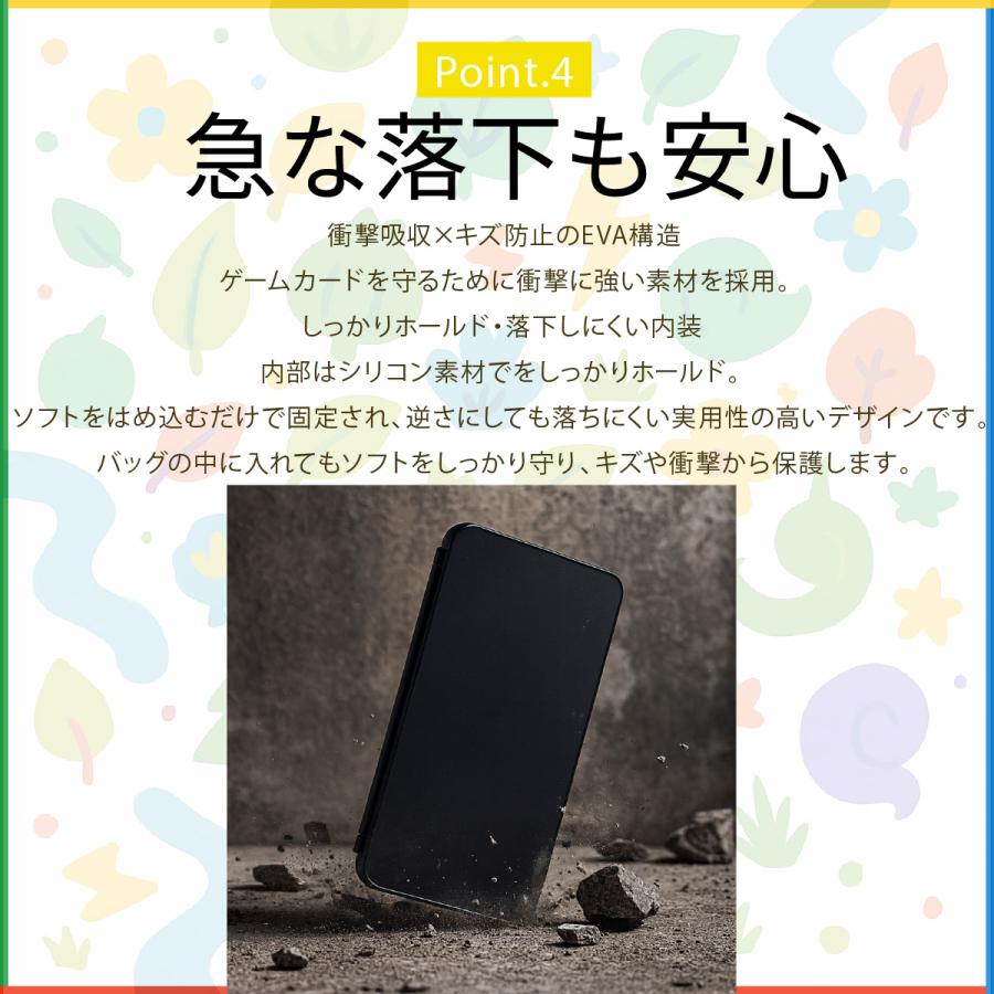 スイッチ ソフト ケース switch ソフトケース カセットケース 大容量 24枚収納 sdカード 同時収納 スイッチ ゲームカード カードケース 収納 傷防止 スリム | ブランド登録なし | 05