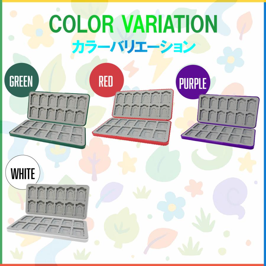 スイッチ ソフト ケース switch ソフトケース カセットケース 大容量 24枚収納 sdカード 同時収納 スイッチ ゲームカード カードケース 収納 傷防止 スリム | ブランド登録なし | 08