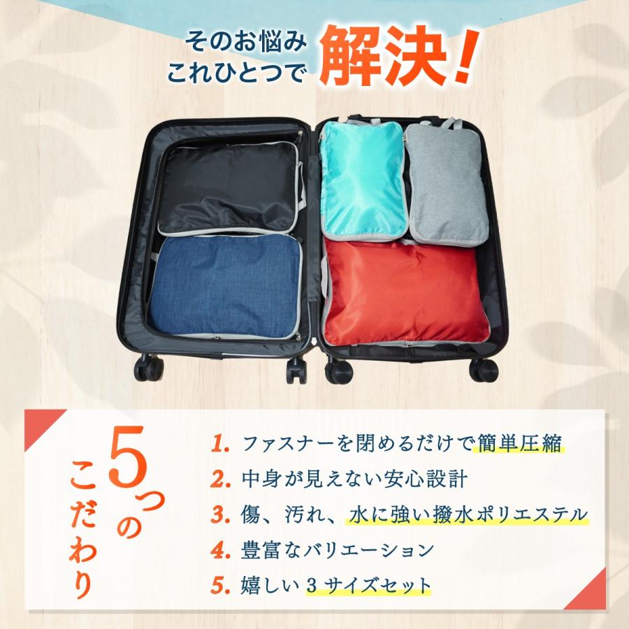 トラベルポーチ 圧縮 旅行用 旅行用圧縮袋 旅行 便利グッズ トラベル