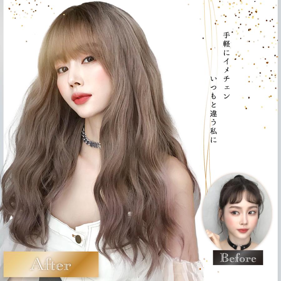 ウィッグ ロング カール フルウィッグ グラデーション 女性 自然 ウイッグ かつら 耐熱 エクステ 黒髪 金髪 コスプレ ウェーブ レディース | ブランド登録なし | 06
