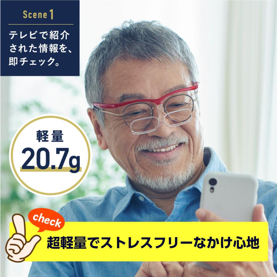 シャルマン ダブルルーペ 拡大鏡 1.62倍 両手が使える かけ外し不要 コンパクト 軽い ルーペ 新品 |  | 07