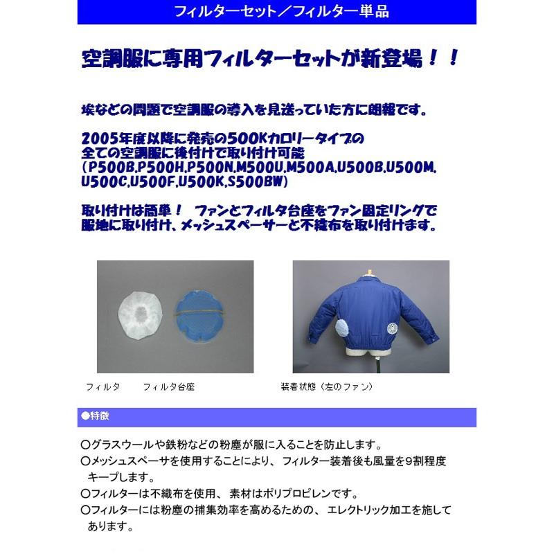 空調服 ５００ｋｃａｌシリーズ用ファン保護ネット ４枚セット Fnp500 メーカー再生品