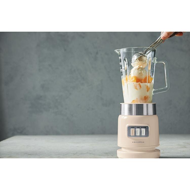 ブレンダー レコルト ガラスブレンダー リコ シャンパンホワイト カーマインレッド ミキサー ジューサー スムージー 調理家電 キッチン家電 お洒落 S8159 エランドショップ 通販 Yahoo ショッピング