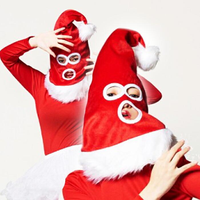 サンタ 帽子 目出し帽 マジサンタ 目出しサンタ帽子 クリスマス ハロウィン クリスマス コスチューム 宴会 おもしろ Z エランドショップ 通販 Yahoo ショッピング