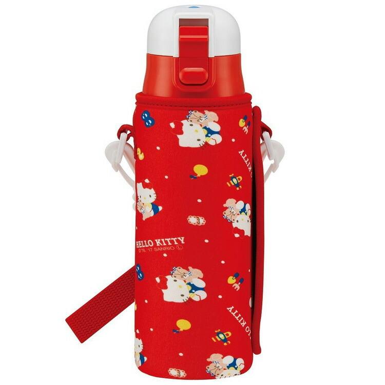 水筒 ハローキティ 直飲みステンレスボトル 470ml ボトルカバー付き ハローキティ 80年代 Ksdc4 お弁当グッズ キャラクター Omk Z エランドショップ 通販 Yahoo ショッピング