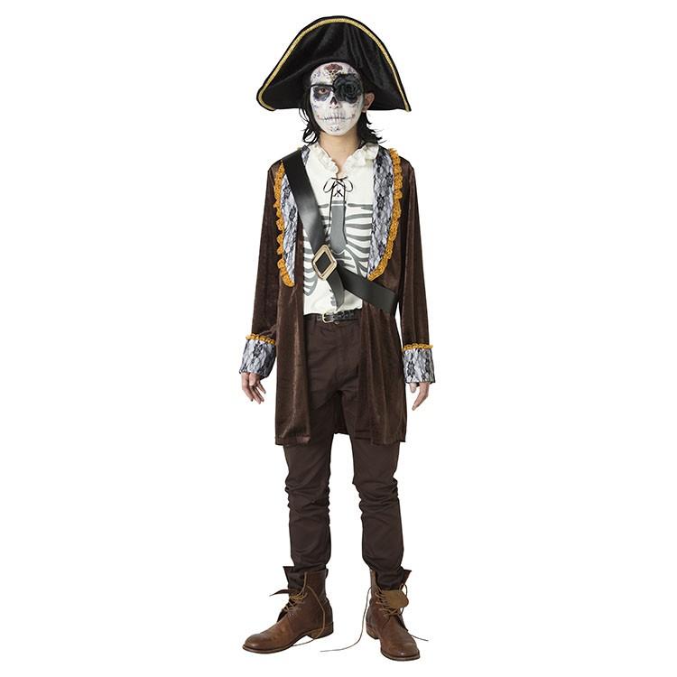 コスプレ ハロウィン シュガースカル パイレーツ 海賊 カラベラ ガイコツ メキシカンスカル メキシコ 髑髏 ドクロ メイクシール付き メイクシール 簡単 Z エランドショップ 通販 Yahoo ショッピング
