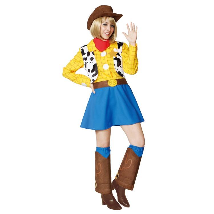 在庫限り コスプレ ハロウィン ディズニー 女性用ウッディ 公式 正規ライセンス品 キャラクター トイストーリー ピクサー ウッディー Z エランドショップ 通販 Yahoo ショッピング