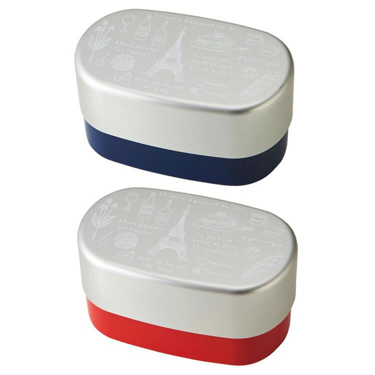 アルミ弁当箱 おしゃれ バラッド ア パリ 小判弁当箱 アルミ ネイビー レッド T T お弁当箱 お弁当グッズ ランチ 行楽 お出かけ 遠足 竹中 Omk Z エランドショップ 通販 Yahoo ショッピング