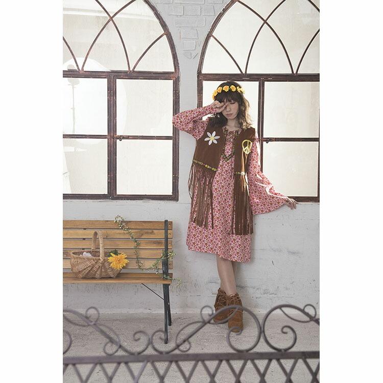 コスプレ ハロウィン レトロファッション 70年代 Hw ヴィンテージ 70sヒッピー 衣装 仮装 コーデ ハロウィーン パーティー 女性用 レディース ビンテージ Z エランドショップ 通販 Yahoo ショッピング