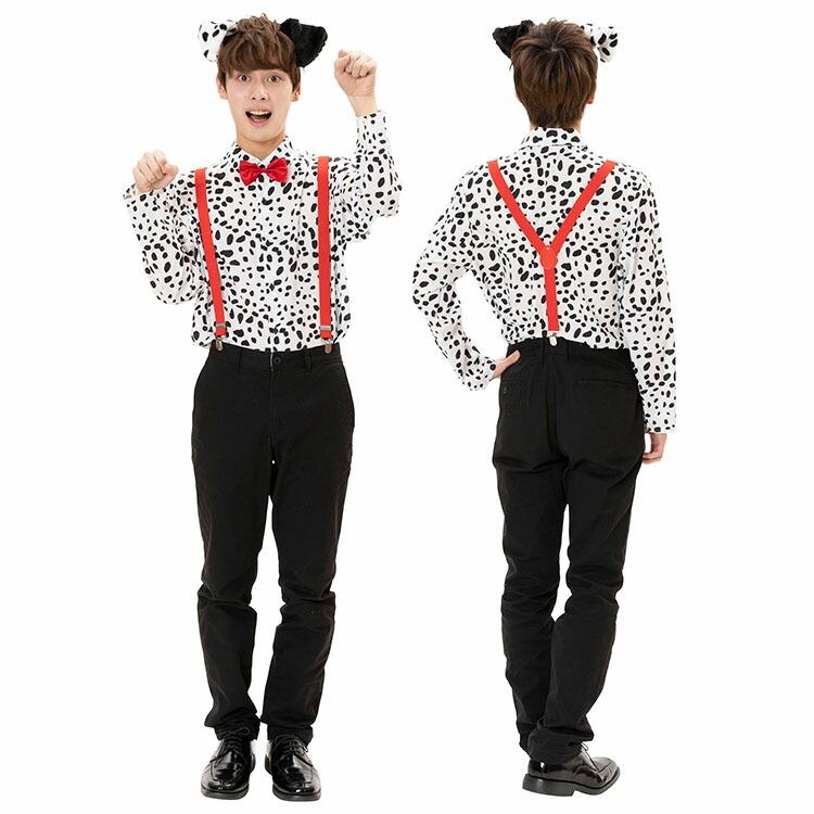 コスプレ ハロウィン Hw ダルメシアンシャツ ダルメシアン柄 ダルメシアン 犬柄 犬 ドッグ シャツ 101匹わんちゃん 衣装 仮装 おしゃれ お洒落 今期完売19 Z エランドショップ 通販 Yahoo ショッピング