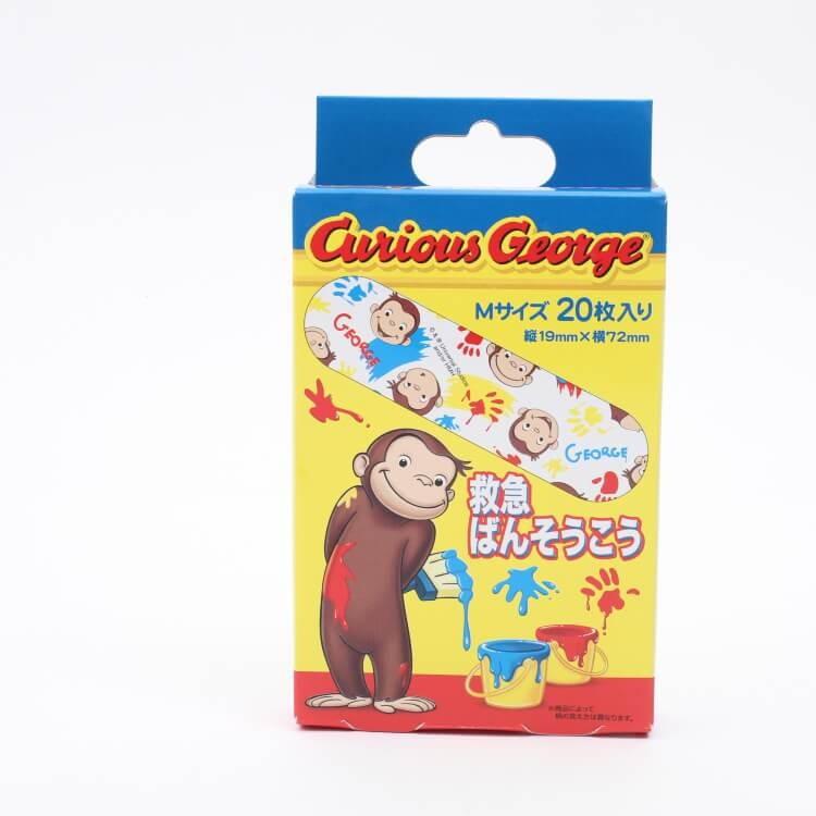 絆創膏 おさるのジョージ 救急バンソウコウ おさるのジョージ Qqb1 救急絆創膏 キャラクター ばんそうこう カットバン バンドエイド かわいい 可愛い 手当て Z エランドショップ 通販 Yahoo ショッピング