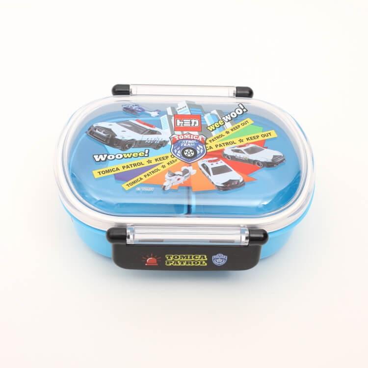 弁当箱 トミカ ふわっとタイトランチbox トミカ Qaf2ba 子ども 子供 キッズ お弁当箱 乗り物 車 バイク パトカー 白バイ 水色 食洗機対応 Z エランドショップ 通販 Yahoo ショッピング