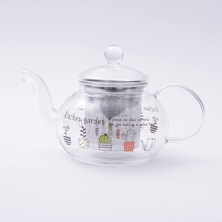 ティーポット かわいい 耐熱ガラスティーポット キッチンガーデン Gtp1 紅茶ポット ガラスポット 耐熱ティーポット 耐熱ガラス ガラス製 耐熱グラス 耐熱性 Z274 エランドショップ 通販 Yahoo ショッピング