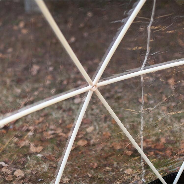 ★レア物 新品未開封 ガーデンコテージ 白フレーム サンルーム ドームテント ビニールテント 次世代ドーム型テント アウトドア 防災 商業施設 イベント テント タープ 家庭菜園 【VQL1440180548】(50622円)