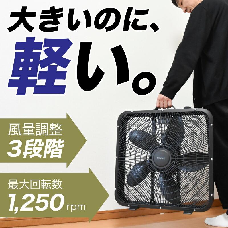 俺の薄型ボックス扇風機 Crazy Fan2 ストロング クレイジーファン サンコー 扇風機 サーキュレーター Box扇 おしゃれ S 生活雑貨 通販 ランデルストア 通販 Yahoo ショッピング