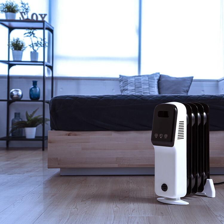 ランキング総合1位 オイルヒーター おしゃれ マイコン式ミニオイルヒーター ヒダマリ ホワイト Oh T41wh あったかグッズ 冬 暖房 オシャレ お洒落 プレゼント ギフト Wantannas Go Id