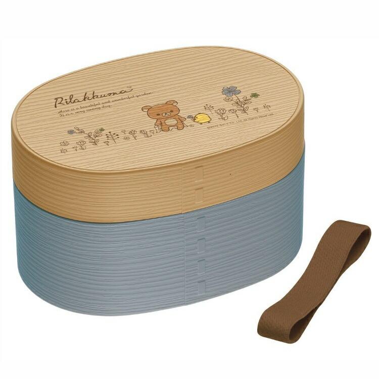 お弁当箱 木目調 曲げわっぱ リラックマ 木目調曲げわっぱ風２段弁当箱 小判 ６００ｍｌ リラックマ ラインフラワー Lwap6wb Omk Z 生活雑貨 通販 ランデルストア 通販 Yahoo ショッピング