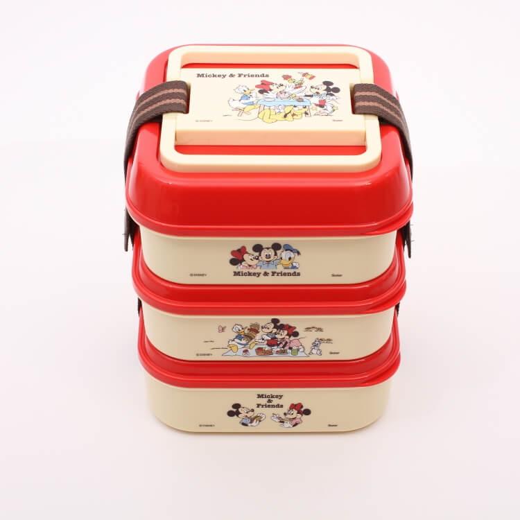 弁当箱 ミッキー ピクニック3段ランチボックス Mickey Friendsピクニック P23 大型弁当箱 大容量 お弁当箱 お弁当 ランチ ピクニック 行楽 ハイキング Z 生活雑貨 通販 ランデルストア 通販 Yahoo ショッピング