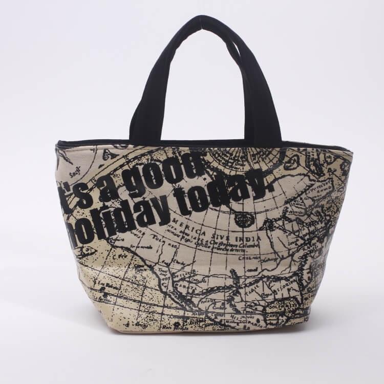 ランチバッグ おしゃれ スエット地ランチバッグ ワールドマップ Knb1 お弁当バッグ トートバッグ スエット生地 お弁当入れ 弁当袋 お弁当 ランチ ピクニック Z 生活雑貨 通販 ランデルストア 通販 Yahoo ショッピング