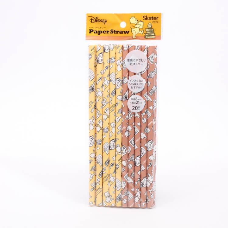 紙ストロー プーさん ペーパーストロー8f Readingプー Pst2 紙製ストロー エコ キャラクター ストロー ピクニック アウトドア 可愛い 子供 ディズニー 直径8mm Z 生活雑貨 通販 ランデルストア 通販 Yahoo ショッピング