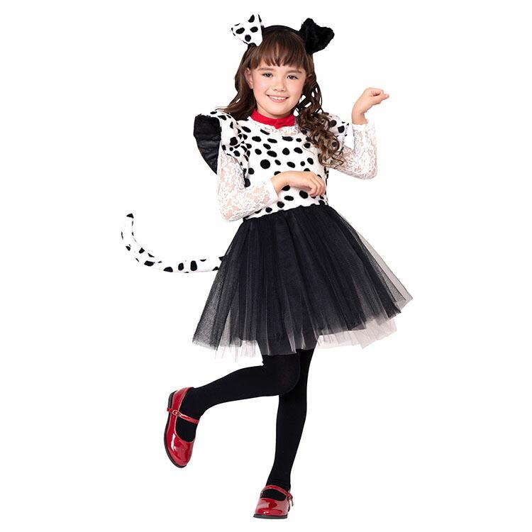 コスプレ ハロウィン プティダルメシアン キッズ ダルメシアン 女の子 子供用 100cm 1cm 140cm 101匹わんちゃん子供 衣装 仮装 Z 生活雑貨 通販 ランデルストア 通販 Yahoo ショッピング