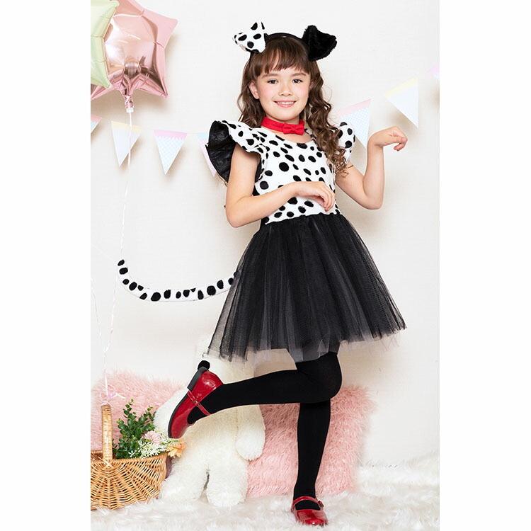 コスプレ ハロウィン プティダルメシアン キッズ ダルメシアン 女の子 子供用 100cm 1cm 140cm 101匹わんちゃん子供 衣装 仮装 Z 生活雑貨 通販 ランデルストア 通販 Yahoo ショッピング