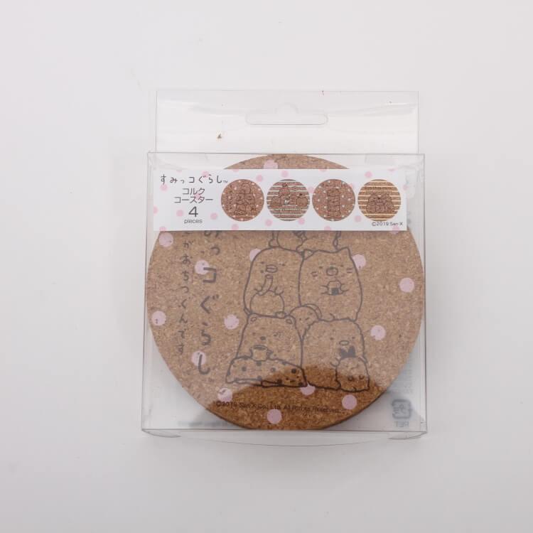 コースター すみっコぐらし コルクコースター４ｐ すみっコぐらし