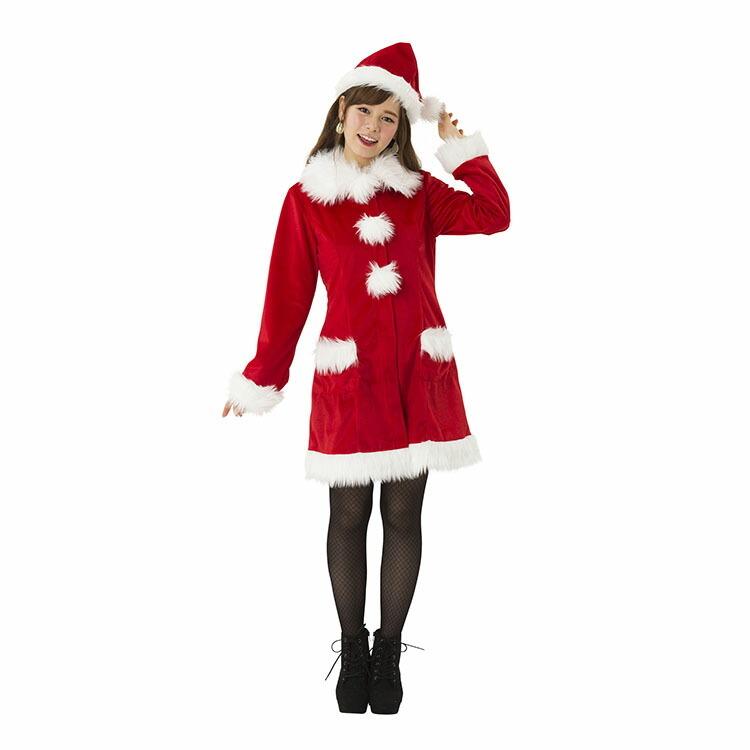 クリスマス コスプレ サンタガールコート Ladies 女性用 サンタコス サンタクロース 衣装 仮装 コスチューム イベント キャンペーン 販促 レディース Z22 生活雑貨 通販 ランデルストア 通販 Yahoo ショッピング