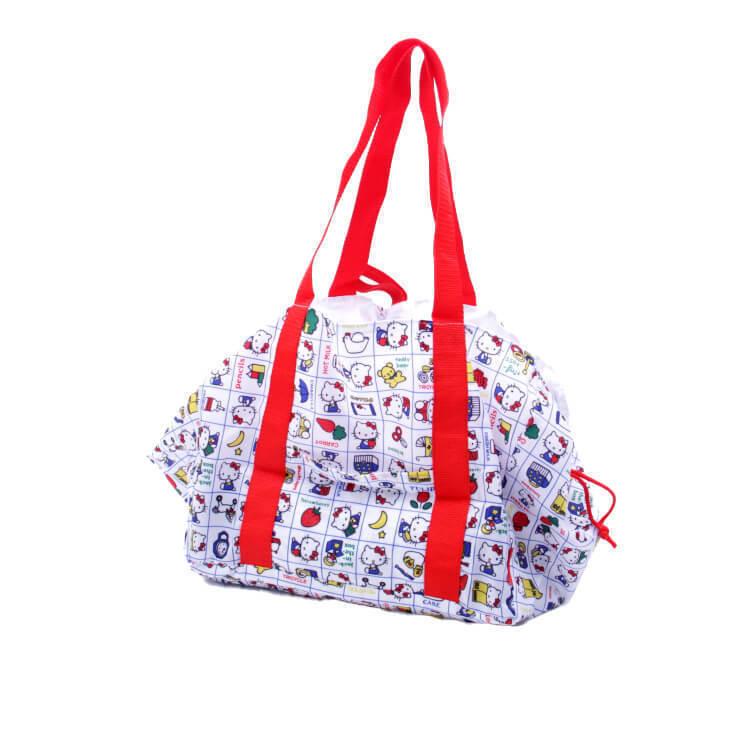 レジカゴバッグ ハローキティ レジかご用バッグ 巾着付 ハローキティ Kbr44 ショッピングバッグ エコバッグ レジかごバッグ レジバッグ お買い物 バッグ Z 生活雑貨 通販 ランデルストア 通販 Yahoo ショッピング