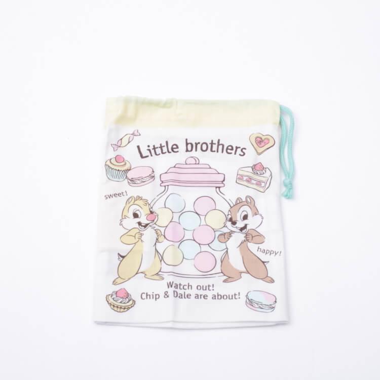 コップ袋 チップとデール コップ袋 チップ デール スイーツ Kb62 コップ入れ 巾着 きんちゃく 巾着袋 歯ブラシホルダー付き 歯ブラシ入れ 歯ぶらし入れ Z290 生活雑貨 通販 ランデルストア 通販 Yahoo ショッピング