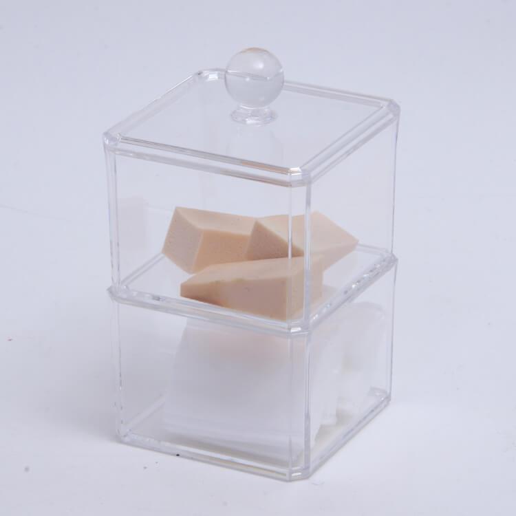 メイクボックス おしゃれ Psコスメ収納 蓋つき小物入れ2段 コスメボックス コスメ収納ボックス 蓋付き フタ付き ほこりよけ 化粧道具 収納 ボックス Z 生活雑貨 通販 ランデルストア 通販 Yahoo ショッピング