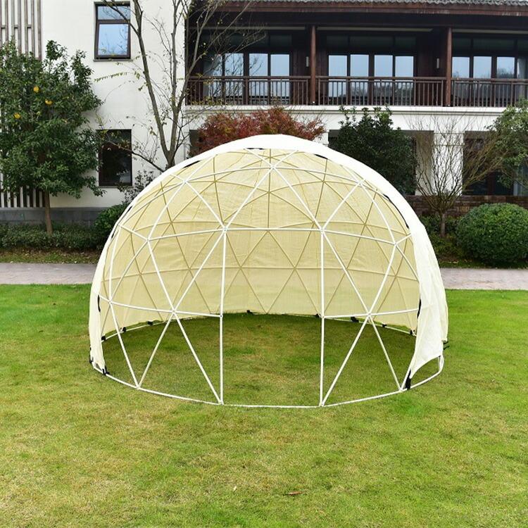 【クーポン】 ガーデンコテージ 白フレーム サンルーム ドームテント ビニールテント 次世代ドーム型テント アウトドア 防災 商業施設 イベント テント タープ 家庭菜園 【UOI1440180057】(50622円)