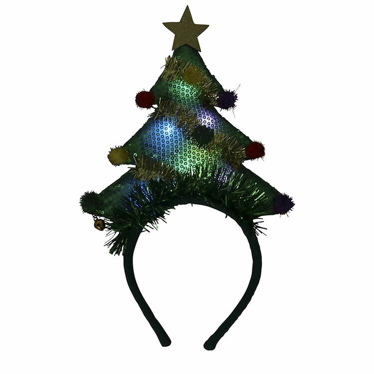 クリスマス コスプレ ツリー 光るツリーカチューシャ クリスマスツリー 小物 発光 衣装 コスチューム 店舗 イベント 販促 男女兼用 おもしろ 面白い Z 生活雑貨 通販 ランデルストア 通販 Yahoo ショッピング
