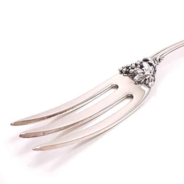 フォーク シルバー925 ぶどう 葡萄 イタリア製 ジョバンニ・ラスピーニ