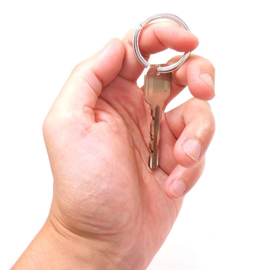 ペア キーリング キーホルダー シンプル シルバー925 名前・イニシャル