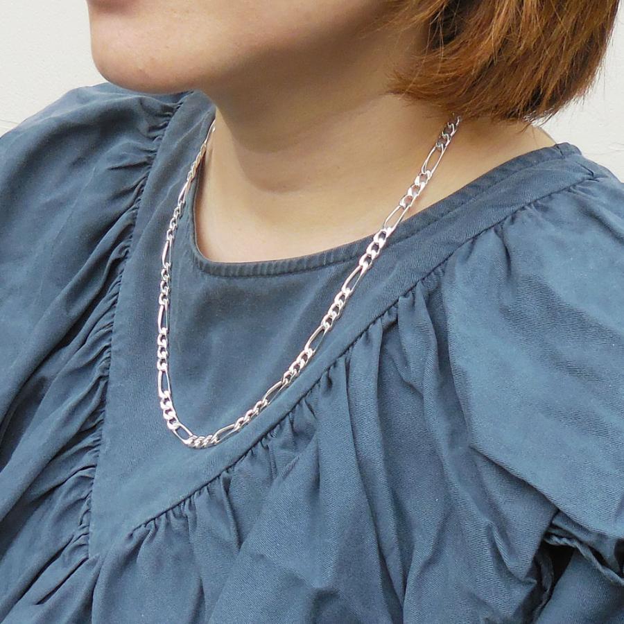 ネックレス シルバー925 フィガロチェーン 50cm イタリア製 ネックレス シルバー925 フィガロチェーン 50cm イタリア製