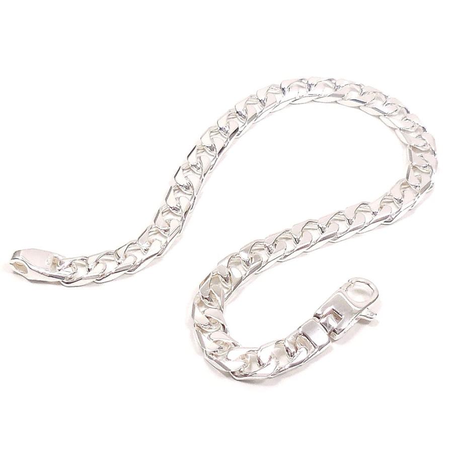 ブレスレット シルバー925 5mmキヘイチェーン 20.8cm イタリア製