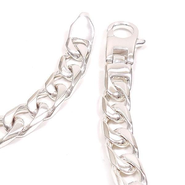 ブレスレット シルバー925 プレート付き キヘイチェーン 21cm