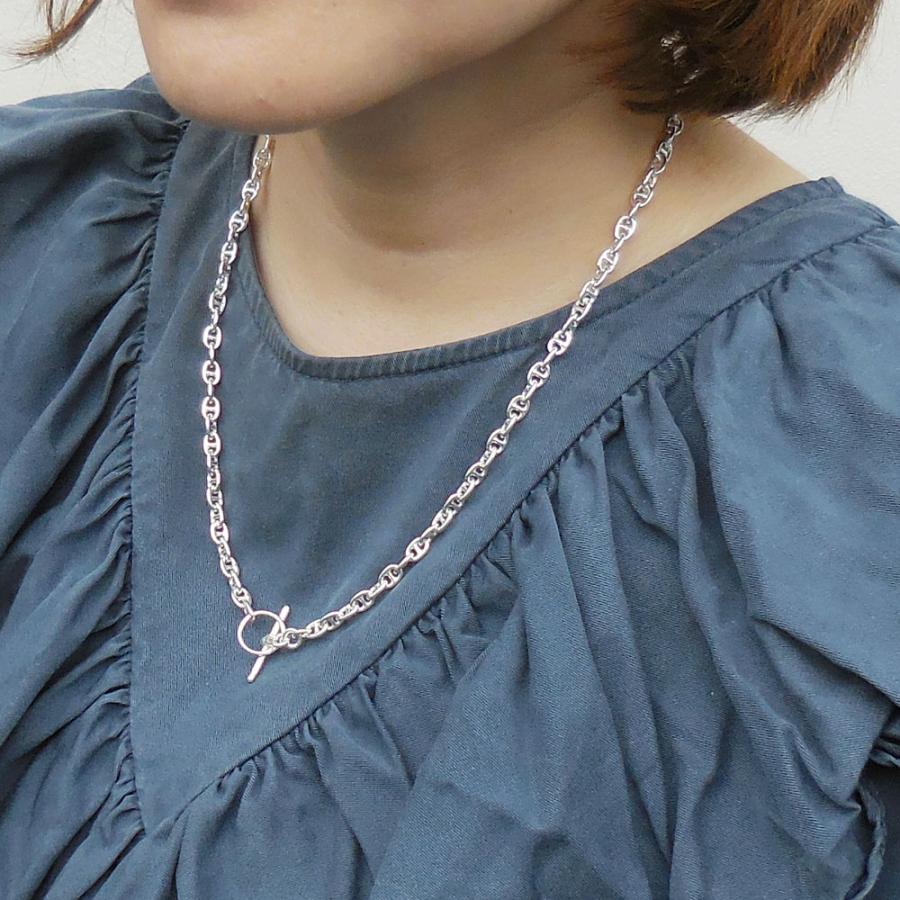 ネックレス シルバー925 マンテル トグルタイプ Tバー マリン ネックレス シルバー925 マンテル トグルタイプ Tバー マリン