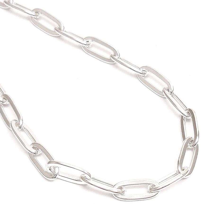 SATURNO サツルノ ブレスレット 長アズキチェーン 19cm 3.5mm シルバー 