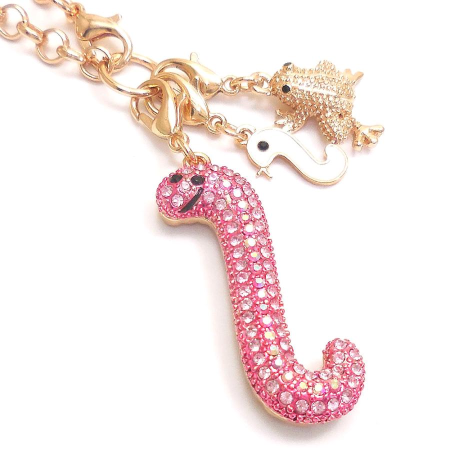 entiere（アンティエーレ） キラキラ チャーム バッグチャーム 巳 ヘビ