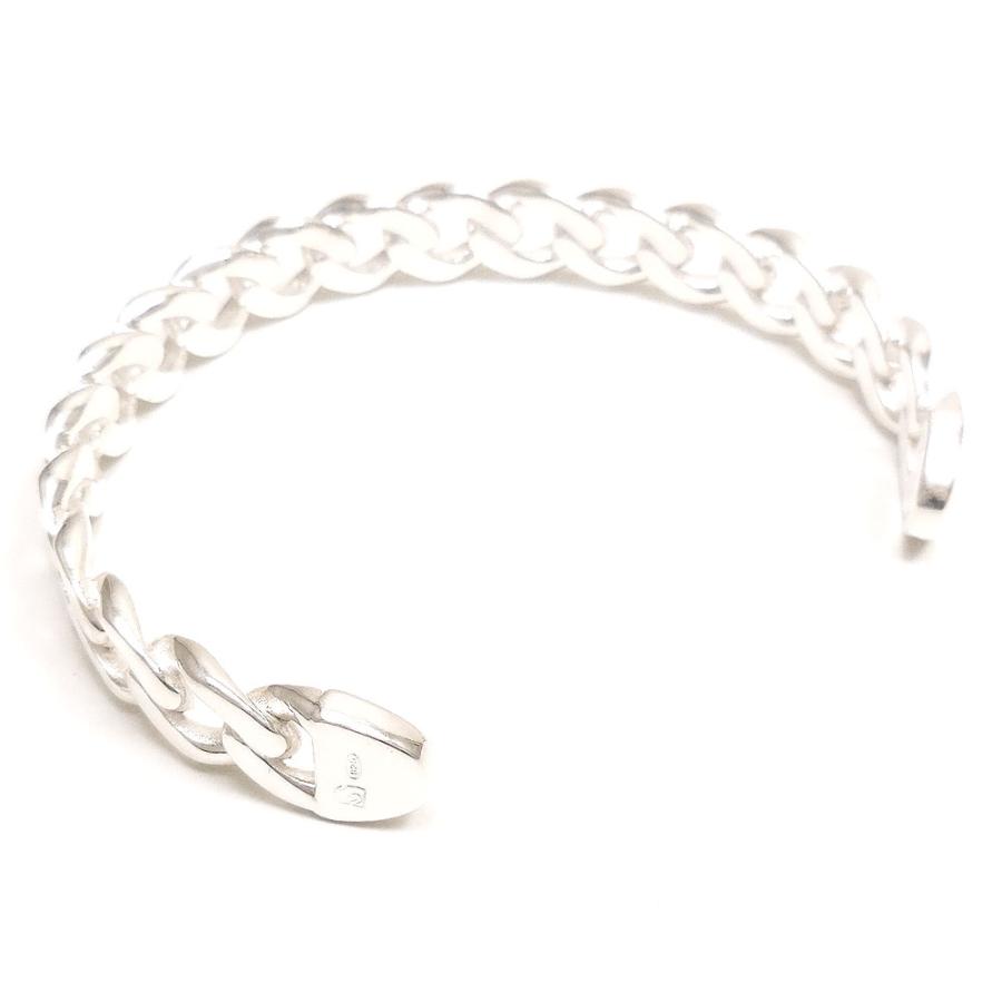 バングル シルバー925 丸喜平タイプ イタリア製 サツルノ インポート メンズ プレゼント ギフトの画像
