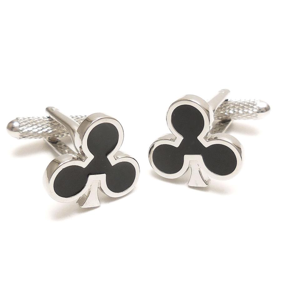 カフスボタン カフリンクス トランプのクラブマーク プレゼント ギフト : entiere - 通販 - Yahoo!ショッピング