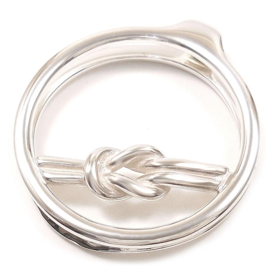 entiere（アンティエーレ） マネークリップ シルバー925 結び目飾り