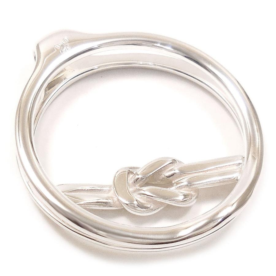 entiere（アンティエーレ） マネークリップ シルバー925 結び目飾り