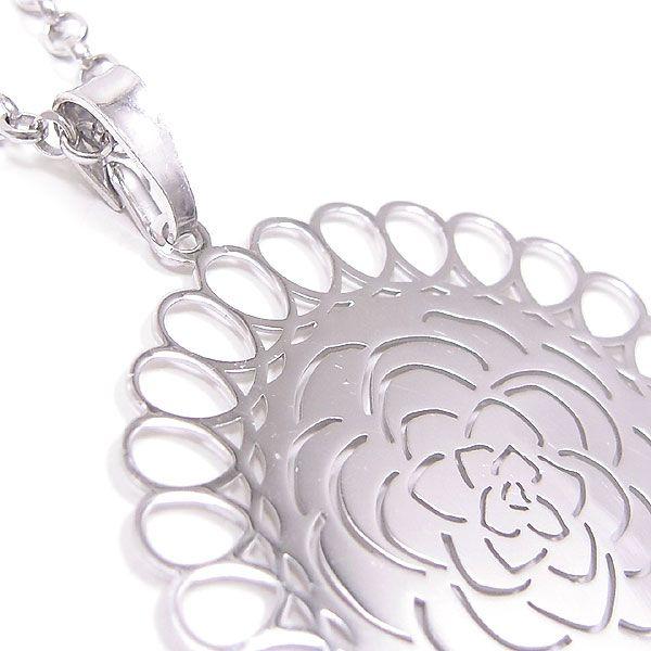 HERMES ロータスフラワー 蓮の花 ネックレス 新品チェーン付！ 楽天